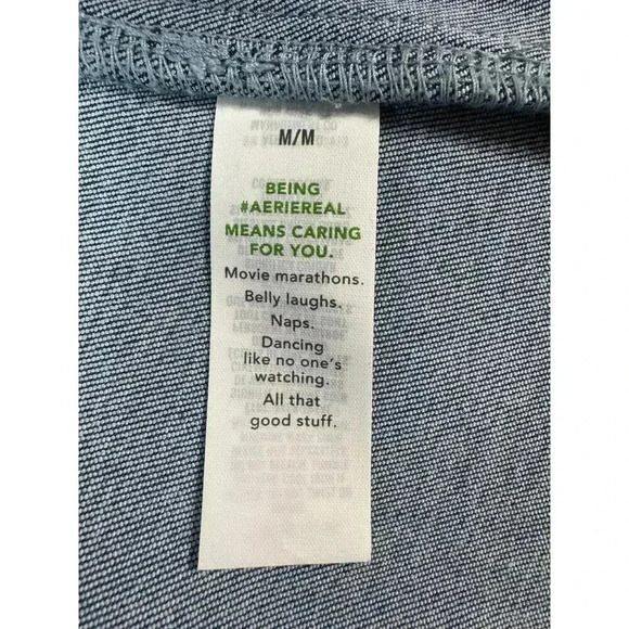 Aerie NWT Corset Denim Halter Dress Size M Y2K Retro Coastal Boho Cowgirl Party - Picture 8 of 10